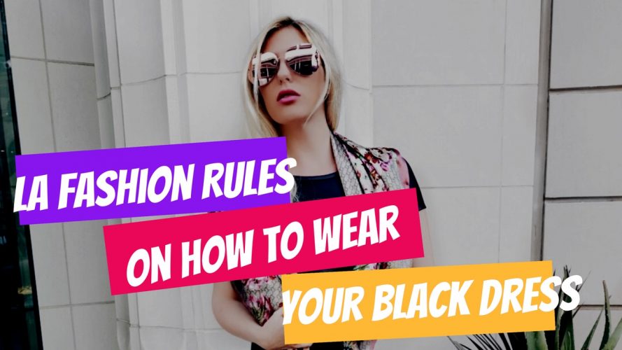 LA Rules on how to Glamorize your little Black Dress! | JuliaJolie TV